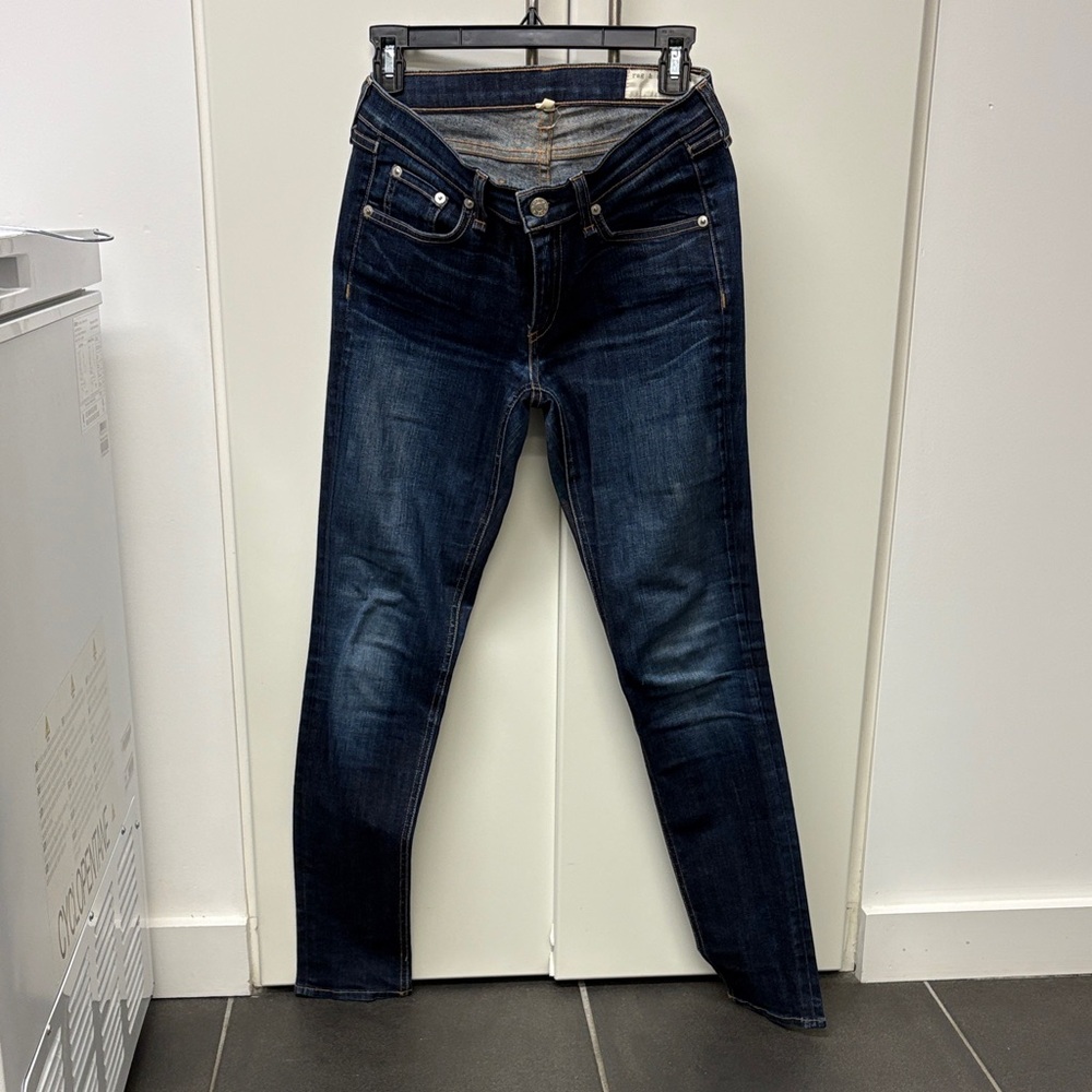 rag & bone Deep Indigo Skinny Jeans